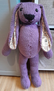 Doudou lapinou " Violette et Myrtille"