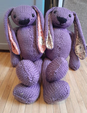 Charger l&#39;image dans la galerie, Doudou lapinou &quot; Violette et Myrtille&quot;