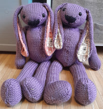 Charger l&#39;image dans la galerie, Doudou lapinou &quot; Violette et Myrtille&quot;