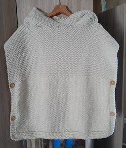 Poncho à capuche