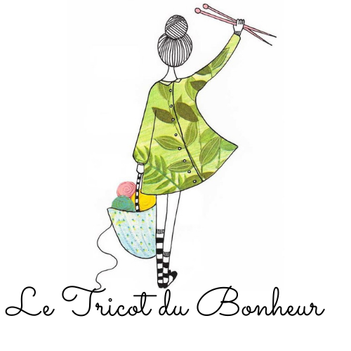 Brassière rayée – Le tricot du bonheur