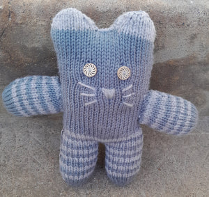 Doudou " chat rigolos" - Le tricot du bonheur