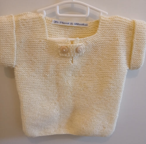 culotte et pull manches courtes. - Le tricot du bonheur