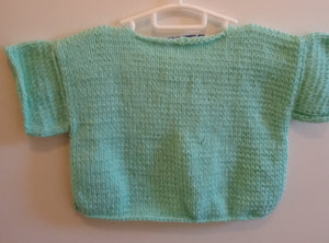 Pull manches courtes - Le tricot du bonheur