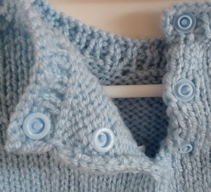 Pulls rose bleu - Le tricot du bonheur